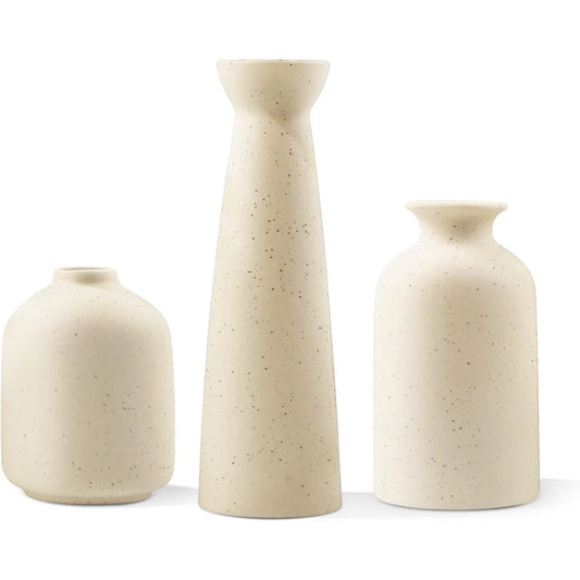 Ceramic Vase Set - 3 Pack