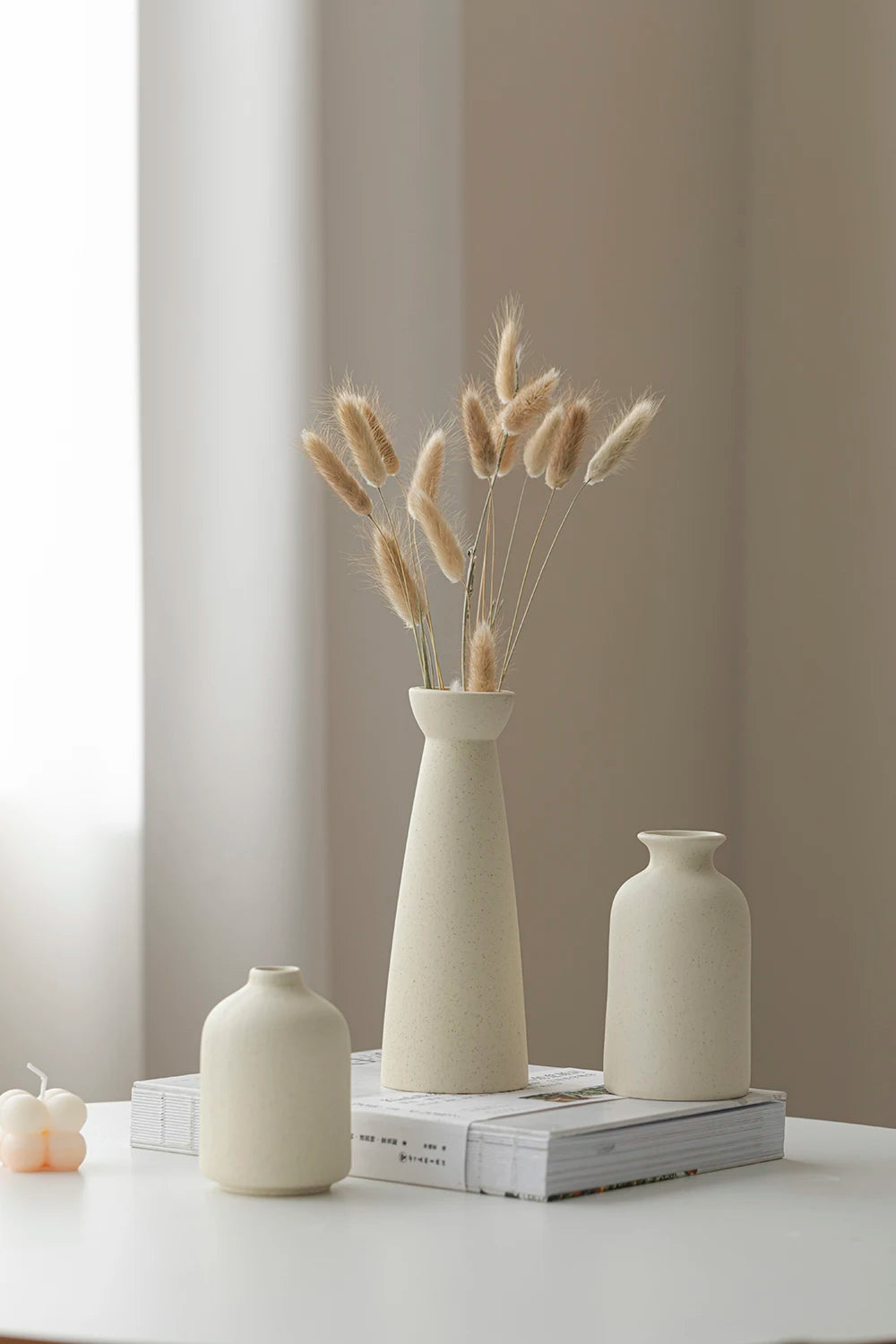 Ceramic Vase Set - 3 Pack