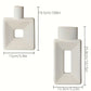 Square Rustic Minimalist Nordic Vase