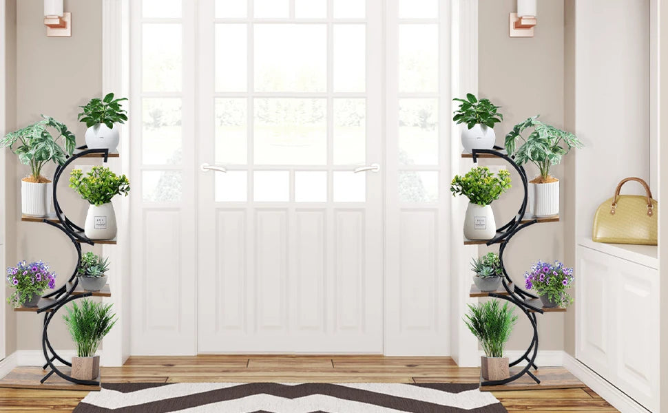 6-Tier Wrought Iron Plant Stand