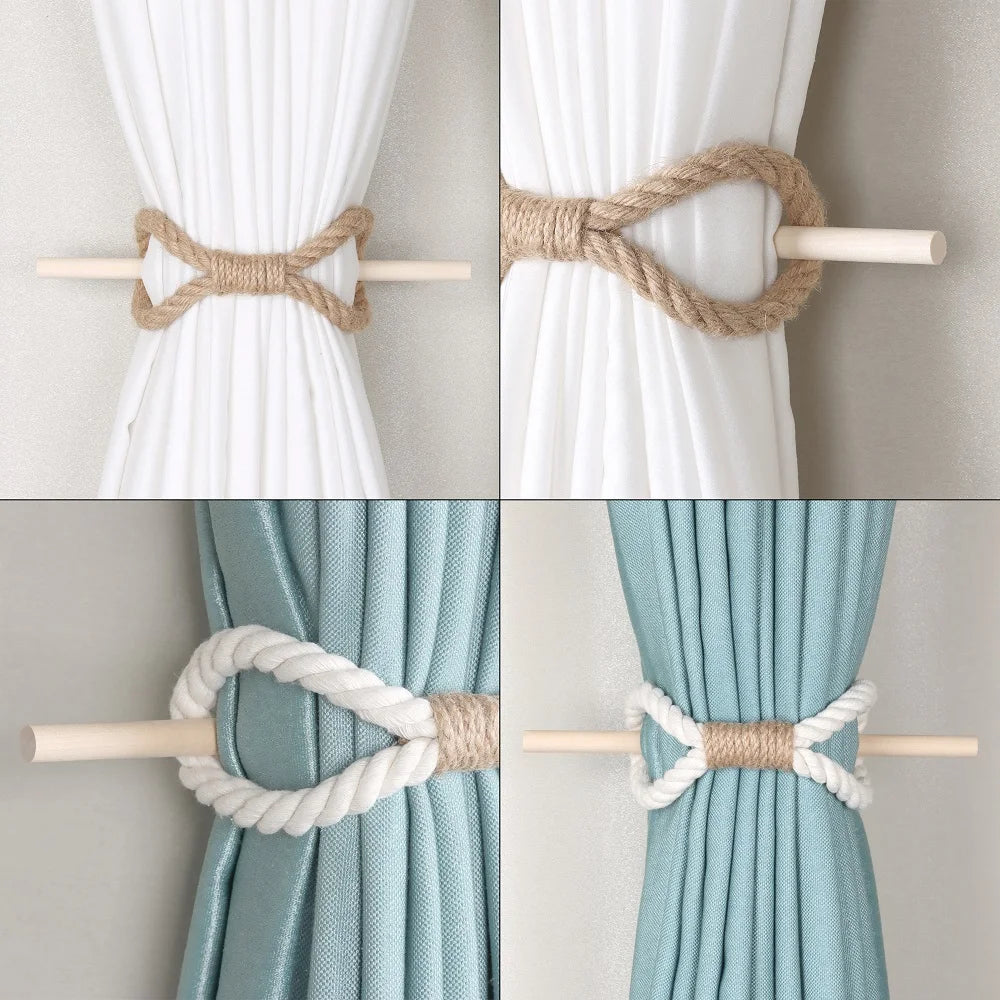 Solid Wood Curtain Tieback