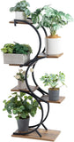 6-Tier Wrought Iron Plant Stand