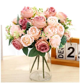 7-Head Silk Artificial Flower Bouquet