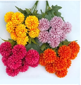 7-Head Silk Artificial Flower Bouquet