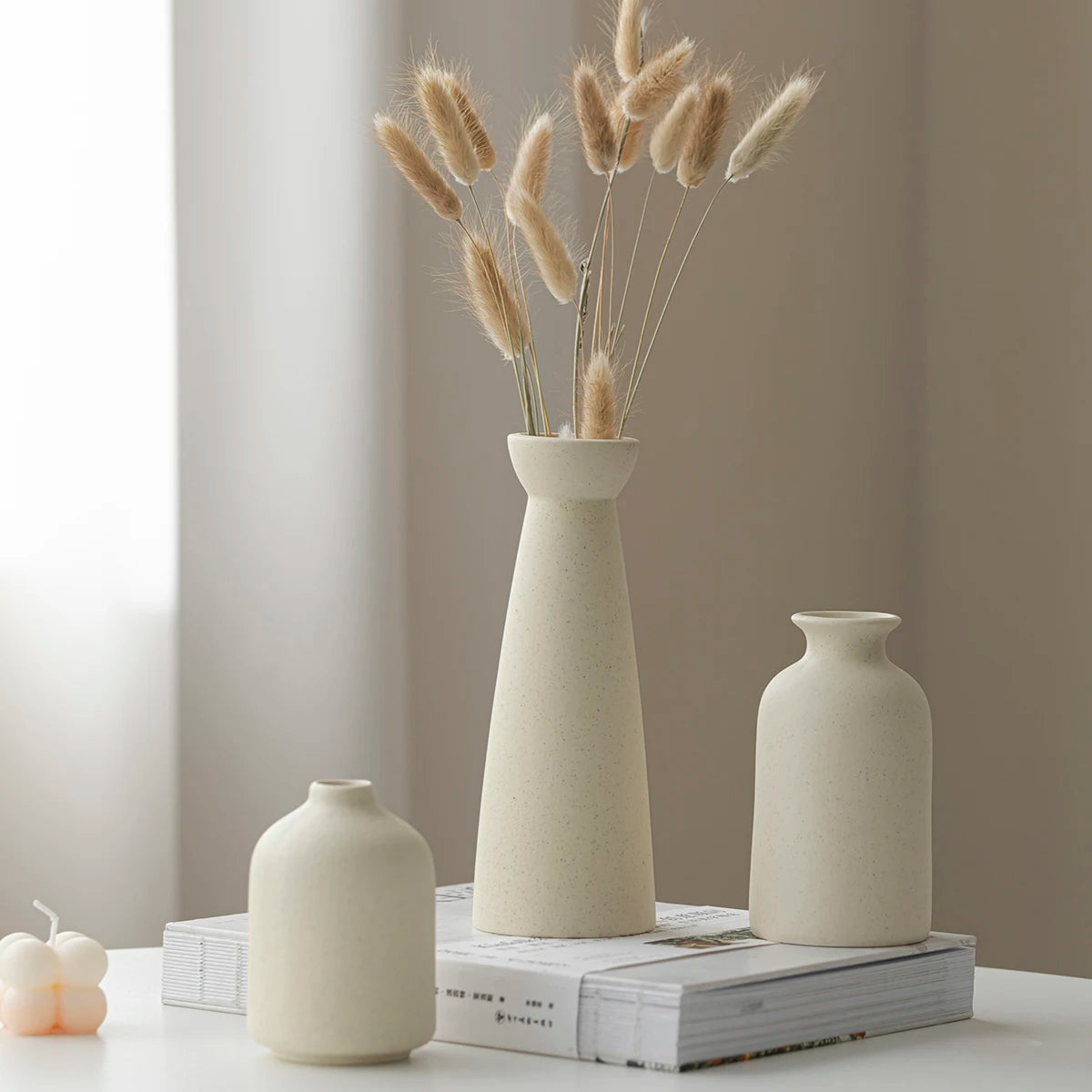 Ceramic Vase Set - 3 Pack