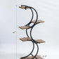 6-Tier Wrought Iron Plant Stand