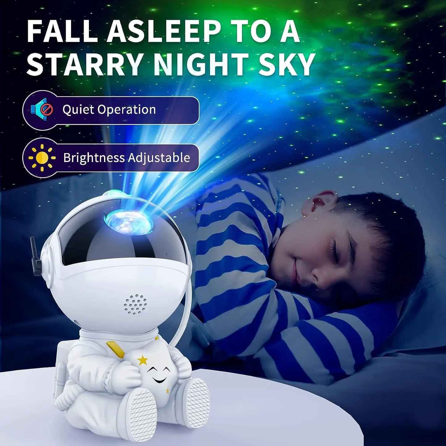 Astronaut Galaxy Star Projector LED Lamp
