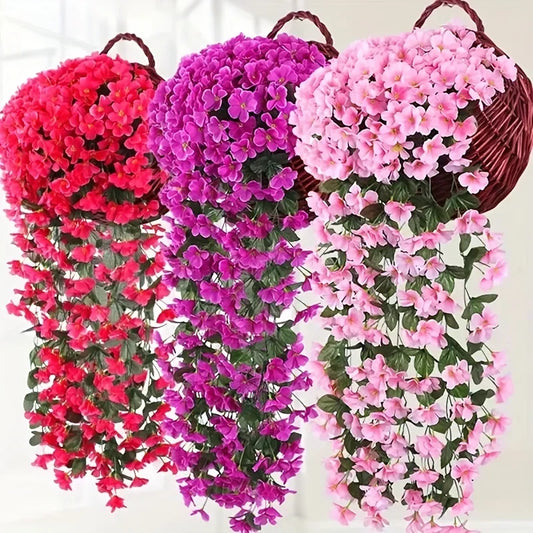 Artificial Violet Garland